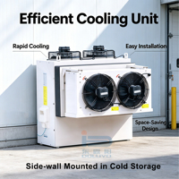 Unit Monoblock 7.5HP Inverter Berpendingin Udara Ramah Lingkungan untuk Blast Freezer Cold Room dengan Pendinginan Cepat untuk Daging dan Makanan Laut