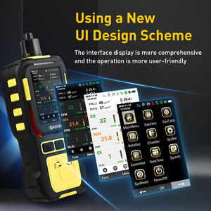 Detector de Gás Marinho K-600M com Sucção por Bomba, Monitor de Gás Portátil 6 em 1 à Prova de Explosão (CO, H2S, O2, CO2, CH4), Recarregável com Registro de Dados - Product Image 4