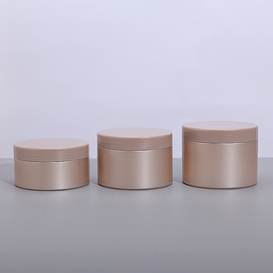 Kích Thước Cổ 89 Mm Rỗng Rộng Miệng Nhựa Kem Lọ Với Nắp 200 / 250 / 300 /340 <span class=keywords><strong>Ml</strong></span> Vàng Mỹ Phẩm <span class=keywords><strong>Jar</strong></span> Bao Bì - Product Image 2