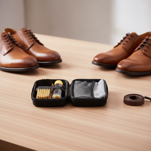 Limpiador de Espuma con Cepillo y Kit de Limpieza de <span class=keywords><strong>Zapatos</strong></span> con Cepillo de <span class=keywords><strong>Madera</strong></span> de Doble Color - Product Image 6