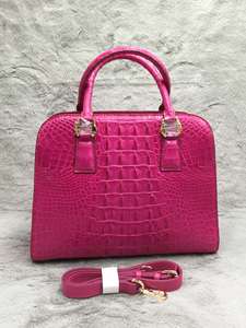 Sac à main pour femme en cuir de crocodile coloré, modèle le plus vendu, avec bandoulière pour porté en travers du corps - Product Image 2