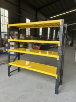 Étagère de Rangement Industrielle Robuste, Étagère Métallique de Qualité Supérieure, Fabrication d'Usine, Étagère en Acier pour Entrepôt