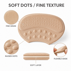 <span class=keywords><strong>Demi</strong></span>-semelles en cuir de vachette <span class=keywords><strong>pour</strong></span> hommes et femmes, coussinets d'avant-pied en cuir véritable, inserts confortables et fins <span class=keywords><strong>pour</strong></span> chaussures plates - Product Image 4