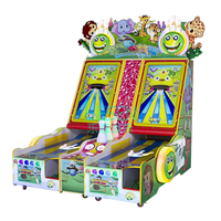 Machine de jeu d'arcade de bowling d'aventure de qualité commerciale, à monnayeur, pour deux joueurs, avec système de rédemption de tickets, pour centre de jeux