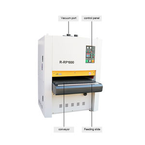 핫 세일 쉬운 캐비닛 도어 합판 목공 보정 <span class=keywords><strong>R</strong></span>-<span class=keywords><strong>RP1000</strong></span> 와이드 벨트 샌더 샌딩 기계 나무 - Product Image 3