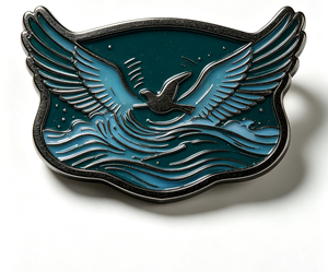 Poteau d'escalier en fer forgé sur mesure, motif décoratif vague d'oiseaux, insert en fer forgé pour portail extérieur et clôture - Product Image 1