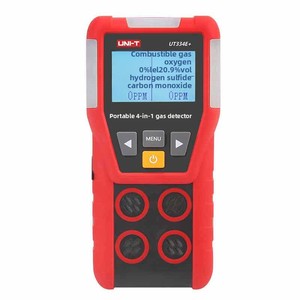 UNI-T UT334E+ Detector de Gas Portátil para Gas Combustible, Oxígeno, Dióxido de Azufre y Monóxido de Carbono - Product Image 1