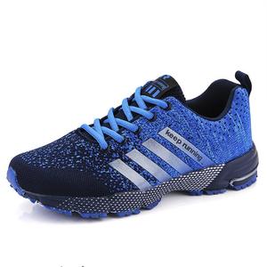 Zapatillas deportivas para hombre, con parte superior de malla, de caña baja, con tacón medio, transpirables, informales, para uso en exteriores en verano. - Product Image 1