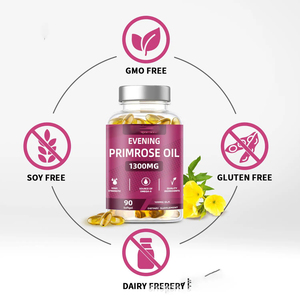 Capsules d'huile d'onagre pour l'équilibre hormonal féminin et la ménopause – Complément naturel pour la santé de la peau des femmes - Product Image 5