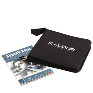 KALOUR Nouveau produit en promotion : Ensemble de 54 crayons à <span class=keywords><strong>dessin</strong></span> et fusains avec bloc de croquis - Product Image 4