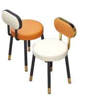 Chaises de salle à manger, chaises à dossier pour la maison, chaises de table à manger de petite taille, tabourets de maquillage, tabourets légers de luxe et haut de gamme