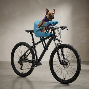 Universal Bike Petsafety Carrier Hard Shell <strong>3</strong>-<strong>Point</strong> <strong>Harness</strong> Reflective Adjustable Shock/Water/Scratch-Proof Easy-Clean Pet - Product Image 2