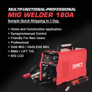 เครื่องเชื่อม MIG180 4-in-1 maquina de soldar INVERTER IGBT ควบคุมการทำงานร่วมกันก๊าซ mig/<span class=keywords><strong>flux</strong></span> tig/mma Welder สำหรับบ้านและอุตสาหกรรม - Product Image 2