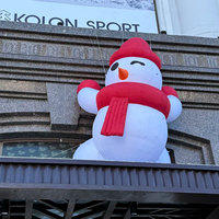 Bonhomme de neige géant gonflable de Noël Longgang, chapeau rouge, écharpe, tissu Oxford, durable, résistant au soleil, résistant à l'eau, extérieur, hiver