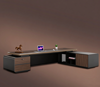 Meja Kantor Mewah Kreatif Meja Kantor CEO Berkualitas Tinggi Meja Eksekutif Modern Meja Komputer Besar untuk Bos