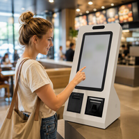 Système de point de vente tout-en-un, caisse enregistreuse, écran tactile capacitif de 15,6 pouces, terminal de commande automatique, imprimante 58 mm, scanner, I5 8 Go
