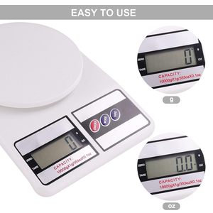 Balance de cuisine numérique 10 kg, balance de cuisine électronique portable avec fonction Tara pour la maison et le bureau - Product Image 2
