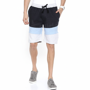 Pantalones cortos de malla de entrenamiento atlético de cintura media con logotipo personalizado de poliéster y LICRA para gimnasio - Product Image 1