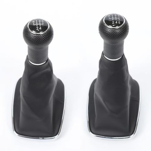 Car Gear <b>Knob</b> Leather Black Ergonomic Volkswagen Golf 4 Bora Manual Transmission <b>Shift</b> <b>Knob</b> Head Accessory - Product Image 5