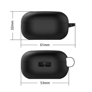 Funda protectora suave de piel de silicona mate para <span class=keywords><strong>Samsung</strong></span> <span class=keywords><strong>Buds</strong></span> <span class=keywords><strong>2</strong></span> /Pro /FE /Live Funda para auriculares con hebilla - Product Image 5