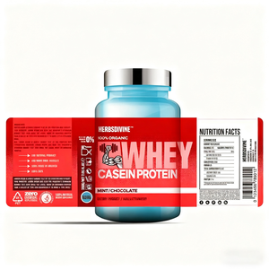 Độ mờ cao tùy chỉnh chất kết dính bổ sung nhãn chai nhãn Nhà cung cấp nhãn cho khoáng chất bổ sung - Product Image 6