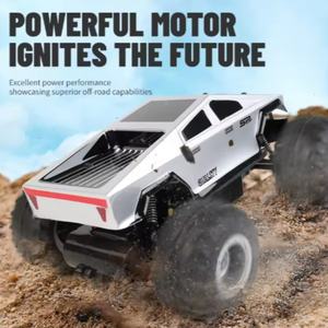 Voiture télécommandée modèle Tesla Cybertruck SJY-Q208, jouet RC Cyber Trucks pour enfants, Cyberpickup à grandes roues, voitures RC tout-terrain - Product Image 3