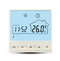 Termostato Inteligente WiFi Telin AC609 para Calefacción por Suelo Radiante Eléctrico 230V, Programación Semanal Flexible, Ahorro de Energía Preciso