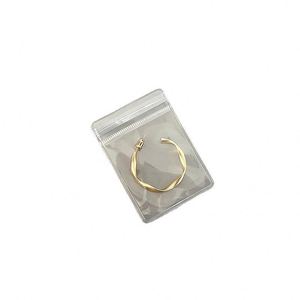 Custom Mini PVC Zipper Jewelry <b>Packaging</b> <b>Bag</b> Clear Self-Seal Storage for Necklaces Gemstones Small Accessories Biodegradable - Product Image 1