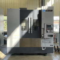 Livraison gratuite, tour vertical CNC de haute précision KD500 Fanuc, système personnalisé, usinage de précision CNC