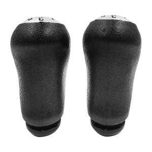 หัวเกียร์รถยนต์หนังสีดำ 5 สปีด สำหรับเรโนลต์ ดีไซน์ตามหลักสรีรศาสตร์ - Product Image 5