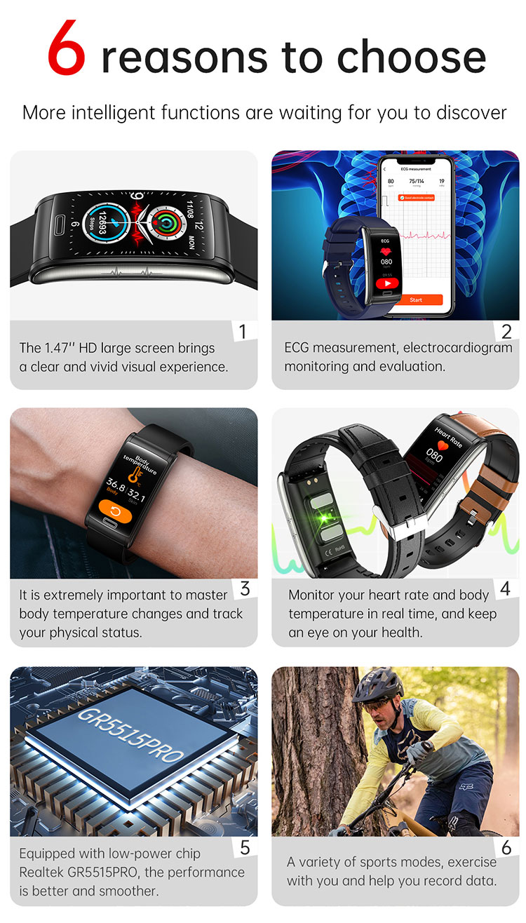 Health smart watch digital blood pressure display smart watch band heart rate monitor watch