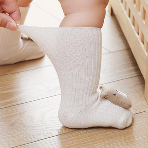 Good Elastic Children Cotton Socks 3D Cartoon Pattern Infant Toddler Socks <strong>Baby</strong> Non slip <strong>Stockings</strong> - Product Image 4