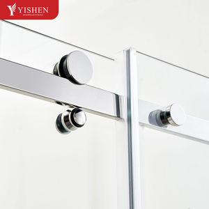 Offre spéciale, cadre en alliage d'aluminium, cabine de douche en verre trempé, <span class=keywords><strong>porte</strong></span> coulissante carrée modulaire <span class=keywords><strong>pour</strong></span> salle de douche, villa, salle de sport - Product Image 6