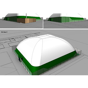 Carpa Inflable con Estructura de Domo de Aire para Sistemas de Aire Acondicionado, para Estadios Deportivos de Fútbol y Bádminton - Product Image 5