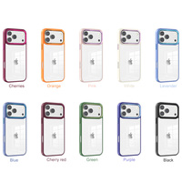 Étui pour iPhone 18 Pro Max, coque de téléphone portable pour iPhone 18 Pro, touches de caméra en aluminium, logo personnalisé, emballage LM053