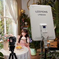 Godox LP800Bi 85W 6500K Version blanche Panneau LCD Lumière de remplissage de bureau Lumière vidéo LED Sortie continue Monture Bowens Lumière de studio