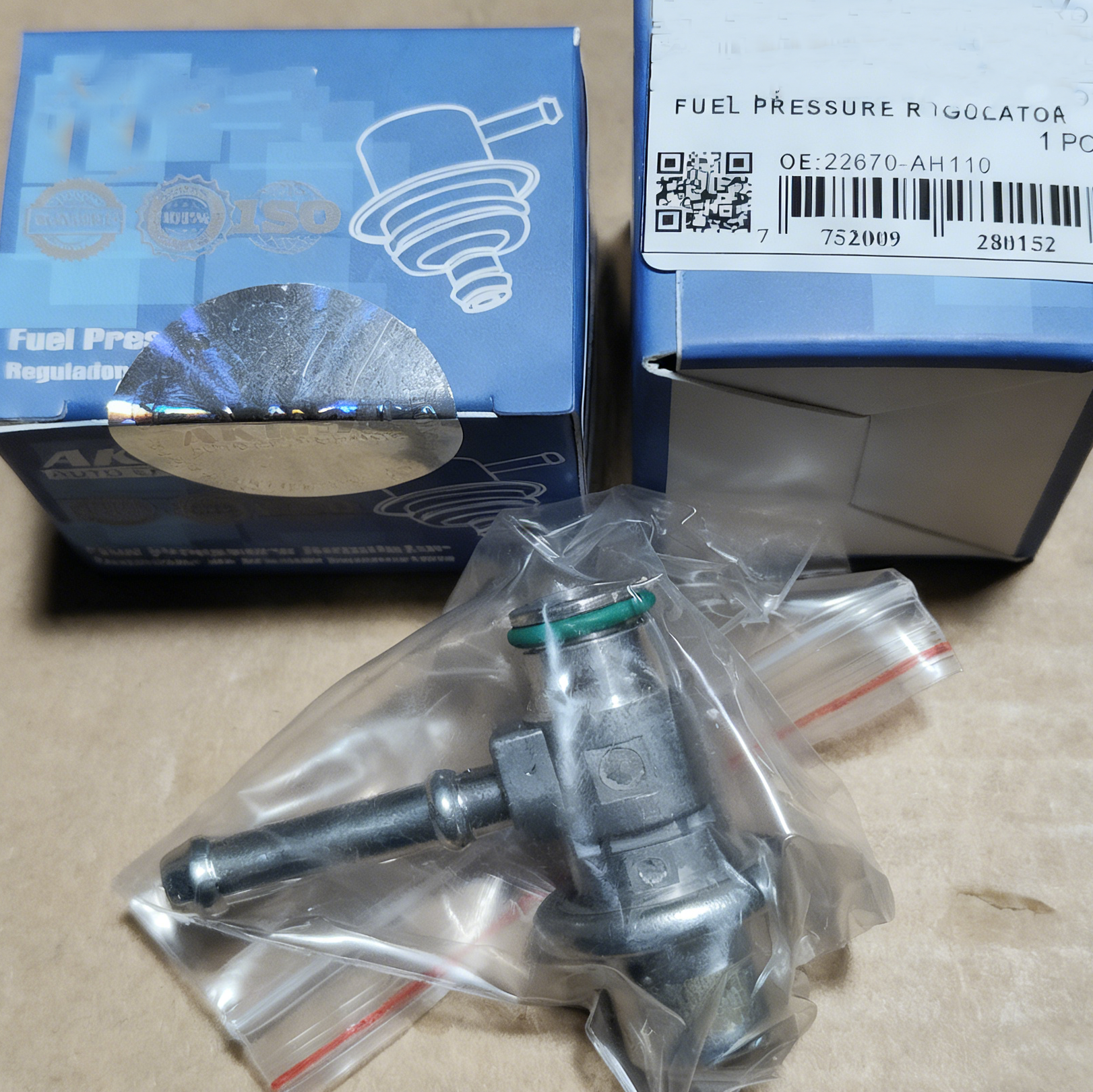 High Quality RTYPER 22670-AH110 Fuel Pressure Regulator for Infiniti Q45 4.5L 2003-2006 with 1 Year Warranty