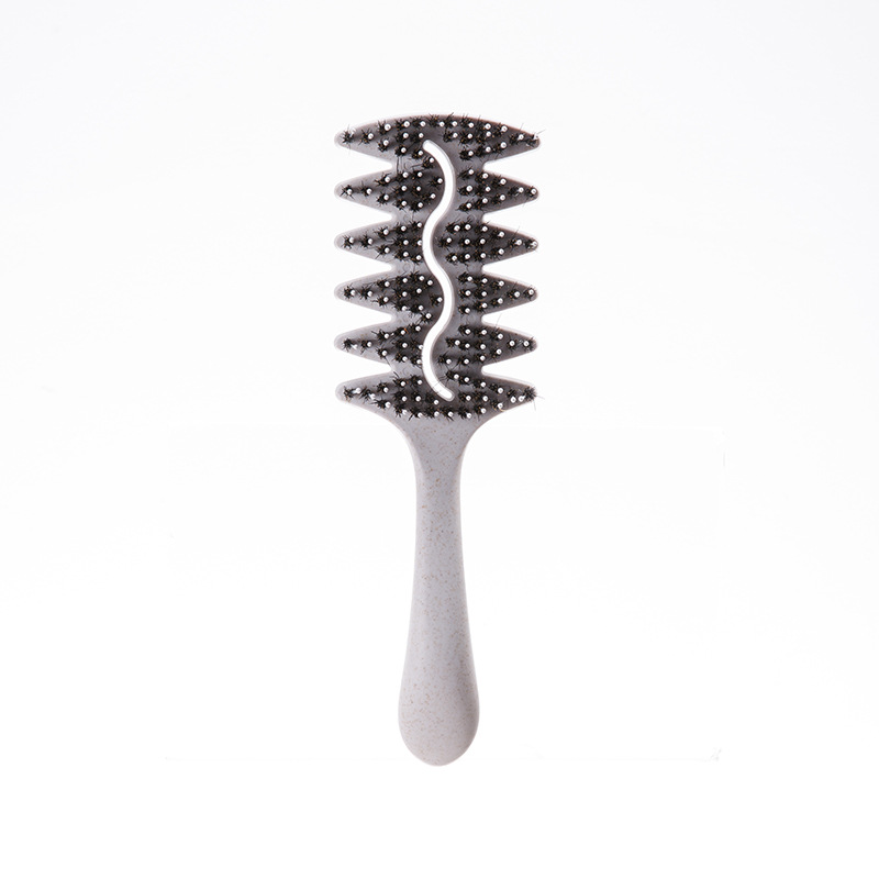Gray - boar & nylon bristle
