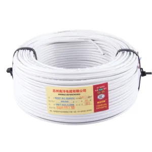 Platte Elektrische Kabel Flexibele 2 Kern Kale Koperen Pvc Stroomkabels 2X1,5 Mm 2X2,5 Mm 2 Rvvb