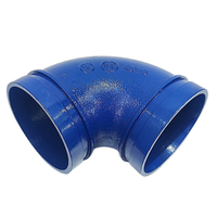 Système d'incendie lutteur avec tubes métalliques en acier, raccords de tuyauterie SS, surface lisse, connexion rainurée DN50-DN200, 8-20 bars, 1 pièce