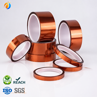 Nastro isolante in poliimmide Kapton personalizzato per alte temperature, monofacciale in PET, per protezione PCB