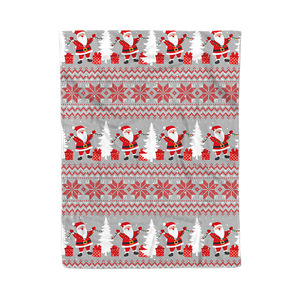 Christmas Santa Christmas Tree Snowman Flannel <b>Blanket</b> Throw <b>Blanket</b> Nap <b>Blanket</b> Xmas Gift Holiday Decor Fade Resistant - Product Image 6