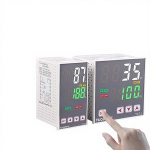 جهاز تحكم في درجة الحرارة بشاشة LED من TUOBANG طراز TC7-S/<span class=keywords><strong>M</strong></span>/H/L مع ريليه OEM ومخرج مزدوج ذو حالة صلبة، ثيرموستات صناعي ذكي - Product Image 1