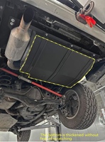Réservoir de carburant auxiliaire à longue portée en alliage d'aluminium robuste de 120 L pour 4Runner 2009-2023 5e génération, système de pompe à siphon à longue portée