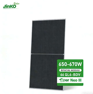 สำหรับแผงโซลาร์เซลล์แบบสองหน้า N-Type ขนาด 650-670 วัตต์ 264 เซลล์ 182 มม. 2382x1134x30 มม. 1500V IP68 รับประกัน 30 ปี กระจกสองชั้น - Product Image 4