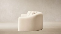 Canapé rond en tissu, artisanat de luxe, moderne, confortable, pour salon, détente, personnalisation unique