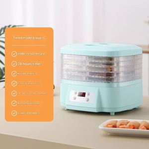 เครื่องอบแห้งอัตโนมัติขนาดเล็กสำหรับใช้ในครัวเรือน สำหรับอบขนมสัตว์เลี้ยง เนื้อสัตว์ ผลไม้อบแห้ง และผัก ด้วยระบบหมุนเวียนลมร้อน - Product Image 4