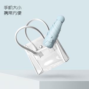 Insmini 50% Off Compact and Portable Capsule <b>Foldable</b> Fair Girls Sun Protection <b>Umbrella</b> Anti-uv - Product Image 2