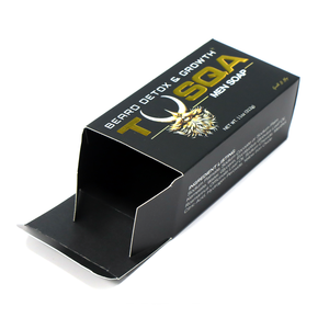 Tùy Chỉnh In Phân Hủy Sinh Học Xách Tay Sang Trọng Hộp Xà Phòng Du Lịch Các Tông Màu Đen Giấy Hộp Xà Phòng Bao Bì Với Logo - Product Image 5