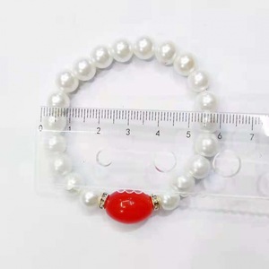 Bracelet/Perles en forme de boule imitation perle, design géométrique, petites breloques provenant des magasins/d'éventails de rue du Zhejiang - Product Image 1
